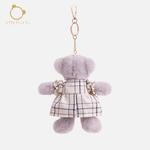 Плюшевый кулон Midsummer Bear Classic Gray, высота 13 см Softlife - фото 5