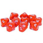 Фигурки D10 Dice Pack – Red (10) Warlord Games - фото