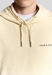 Худи Lyle & Scott SCRIPT HOODIE, X Foam/Beige - фото 4
