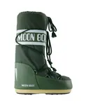 Зеленые синтетические ботинки с иконкой Moon Boot, зеленый - фото