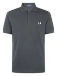 Поло с логотипом Fred Perry, зеленый - фото