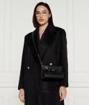 Сумка-мессенджер кожаная Dkny, черный - фото 2