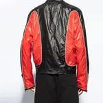 DIESEL Двухцветная бомбер куртка, Red Black - фото 6