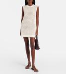 Мини-платье Люси крючком из хлопка Leset, Creme - фото 2