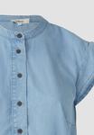 Блуза s.Oliver Button-down blouse, Hellblau/Blue - фото 6