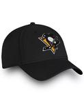 Мужская черная бейсболка Pittsburgh Penguins Core Primary Logo Flex Fanatics - фото 2