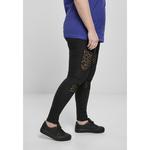 Леггинсы Urban Classics Flock Lace Inset Big, черный - фото 4