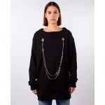 Толстовка Diesel Moeanu 00SZB4, черный - фото