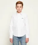 Рубашка regular fit Boss Kidswear, белый - фото
