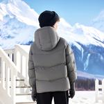 Детская утепленная куртка Converse, серый - фото 6