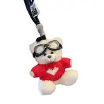 Плюшевый кулон мишка свитер 10 см высота YUEMILE - фото 6