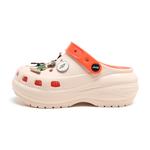 Клоги Женские Jeep, Бежево-оранжевые - фото 6