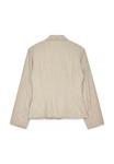 Блуза NA-KD Button-down blouse, Beige - фото 6