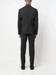 Костюм с однобортным пиджаком DSQUARED2, серый - фото 4