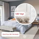 Ковер nuLOOM, 183 x 183 см, Gloria Abstract Shag, круглый, Beige - фото 5