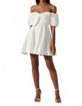 Ula Mini Dress In White ASTR - фото