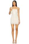 Мини-платье Claire от For Love & Lemons, cream - фото