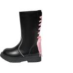 Детские кожаные ботинки серии Rococo Snoffy, черный - фото