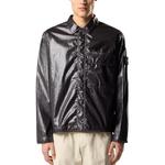 STONE ISLAND Ветро- и влагозащитная рубашка, Charcoal Gray - фото 4