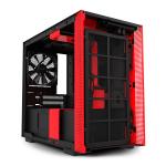 Корпус NZXT H210i, Mini Tower, черный/красный - фото 2