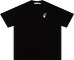 Футболка Off-White Marker Short-Sleeve Over Tee 'Black/Fuchsia', черный - фото 2