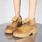 Ботинки Martin Boot женские Take The Qin, желтый - фото 5