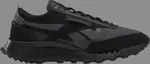 Кроссовки classic leather legacy 'black true grey' Reebok, черный - фото 2