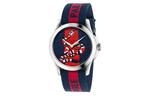 GUCCI Часы G-Timeless Collection Wrist Watch Quartz Movement Nylon Strap Blue Dial Unisex - фото