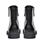 Черные мужские полусапоги YEDANI, Коричневые туфли без подкладки - фото 5