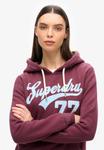 Толстовка Superdry Super 77, Cyclamen - фото 4