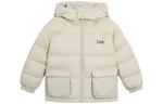 Детская пуховая куртка Lee, shell серый - фото
