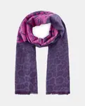 Шарф с узором Codello, фиолетовый - фото 2