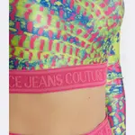 Узкая блузка Versace, зеленый - фото 4