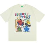 Футболка унисекс Sesame Street, коричневый - фото