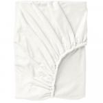 Простыня на резинке Ikea Nordruta 90x200 см, белый - фото