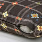 Чехол на подушку Ikea Kustgran, 40x58 см, серо-коричневый - фото 3