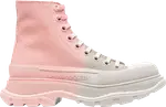 Кроссовки Alexander McQueen Wmns Tread Slick Boots Pink Grey Gradient, розовый - фото
