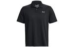 Рубашка поло мужская черная Under Armour, черный - фото