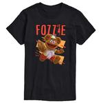 Футболка's Muppet Babies Big & Tall Baby Fozzie с рисунком Disney, черный - фото