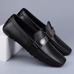 BAGE Мокасины унисекс черные, цвет Black - фото 2