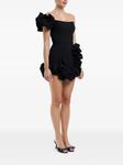 POST MERIDIEM платье мини на одно плечо, черный - фото 3