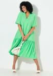 Платье Ulla Popken FLOUNCE PANEL SHORT SLEEVE , Kiwi/Green - фото 2