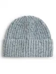 Кашемировая шапка бини в рубчик Brunello Cucinelli Kids, синий - фото 2