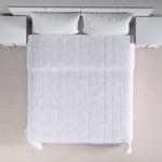 Покрывало с полосатой стежкой Dekoria, белый - фото 4