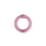 Кольцо-держатель для подвесок Tous Small Hold, серебро/розовый - фото
