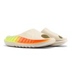 Слайдеры унисекс белый/песочный серый/черный BIGWASP, белая цапля/неоновый зеленый/неоновый розовый - фото 4