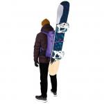 Лыжный туристический Рюкзак Yagi 28 Blue Ice, черный - фото 5