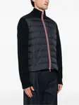 Кардиган с дутыми вставками MONCLER, синий - фото 3