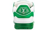 Мужские кроссовки Louis Vuitton, белый/зеленый - фото 4