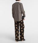 Рубашка из хлопкового поплина Dries Van Noten, черный - фото 3